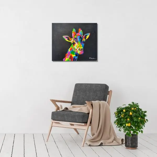 Colorful Giraffe - Image 3