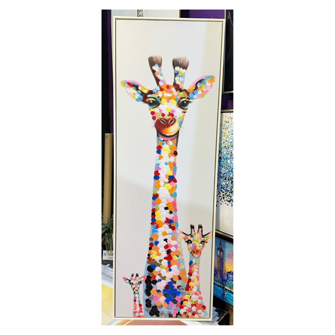 Colorful Giraffe Family - Image 5