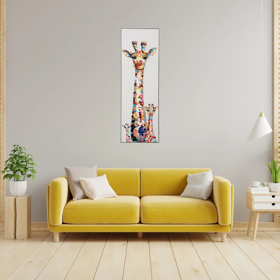 Colorful Giraffe Family - Image 2