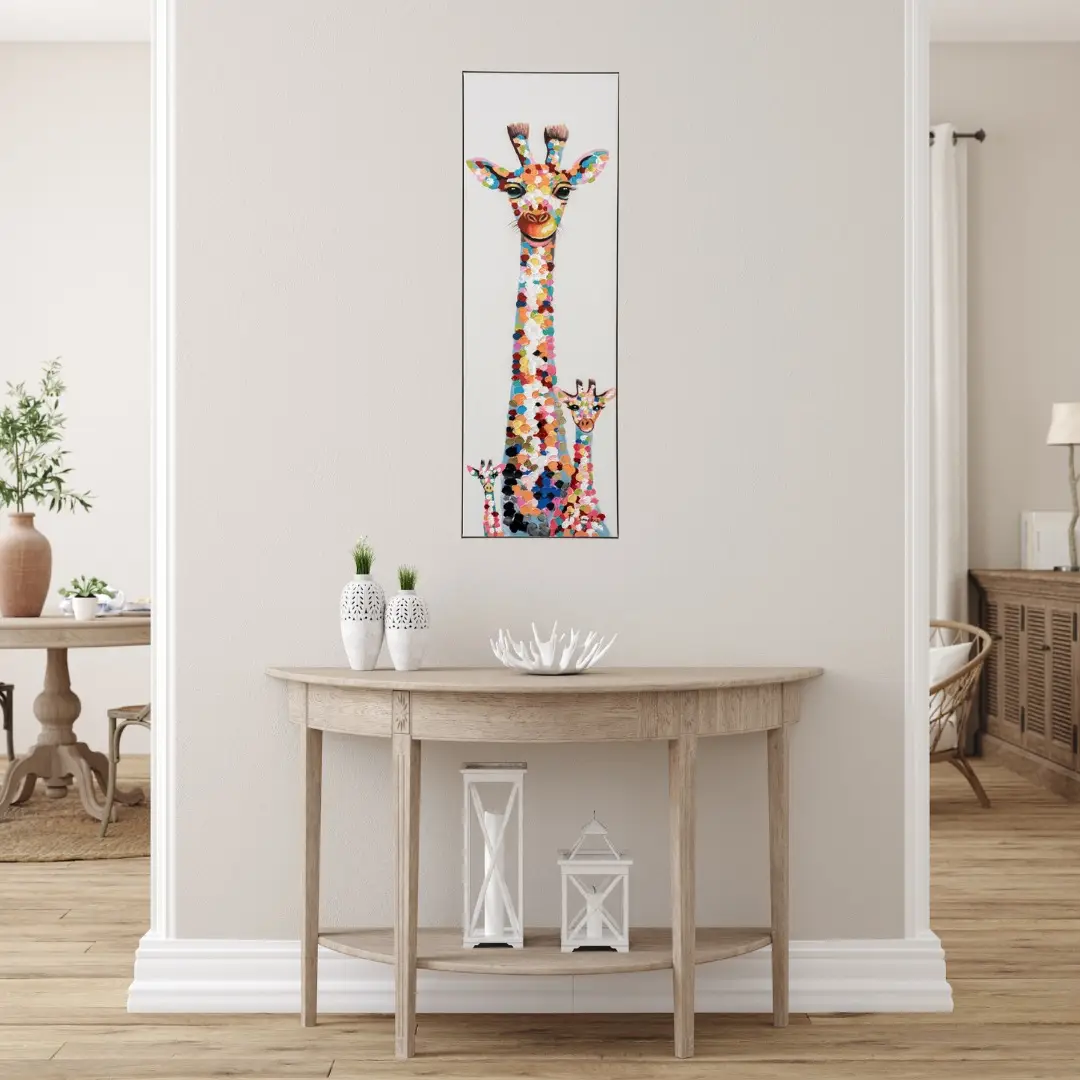 Colorful Giraffe Family - Image 4